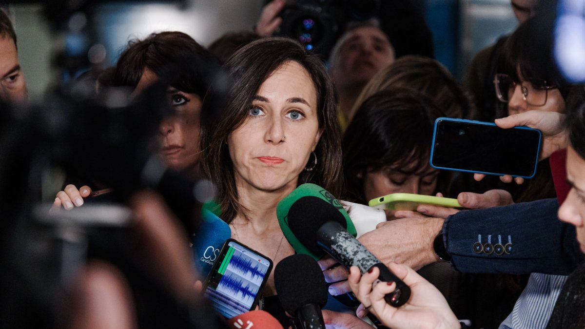 La secretària general de Podem, Ione Belarra. - CARLOS LUJÁN / EUROPA PRESS