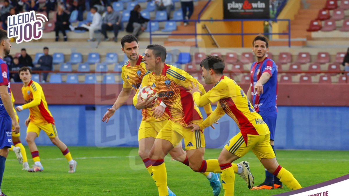 El Lleida ha remontado en la segunda parte.