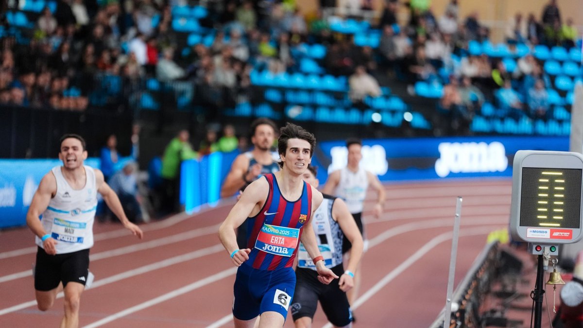Bernat Erta, en el reciente Campeonato de España. - RFEA