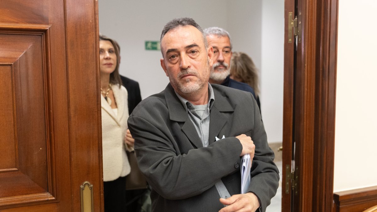 Javier Martínez accedeix a la comissió del Congrés. - EDUARDO PARRA / EUROPA PRESS