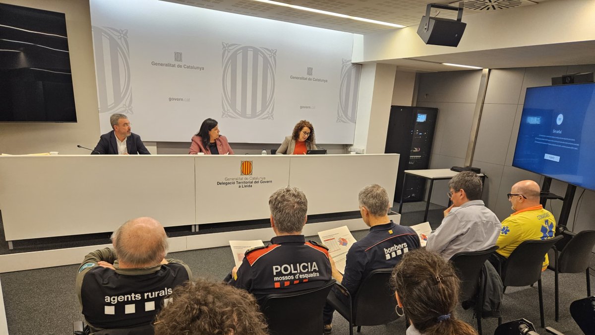 Presentació ahir a la delegació del Govern a Lleida. - GENERALITAT