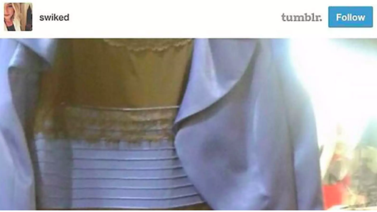 El post original, amb la imatge del vestit, a la xarxa social Tumblr.