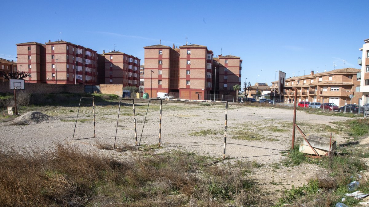 Els terrenys cedits per al futur CAP de Bellpuig. - LAIA PEDRÓS