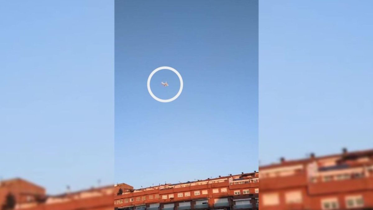 Vídeo de un avión volando muy cerca de los edificios - STOP VUELOS ALGUAIRE