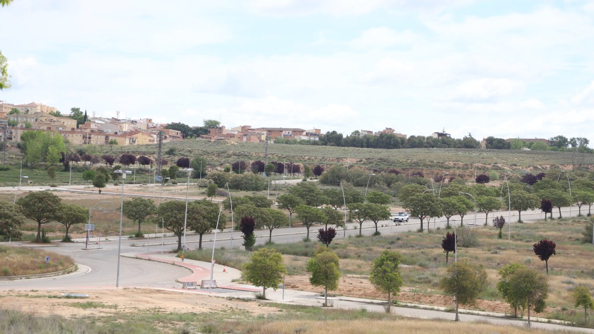 Vista de la calle Francesc Bordalba donde está uno de los solares que la Paeria cederá a la Generalitat. - SEGRE