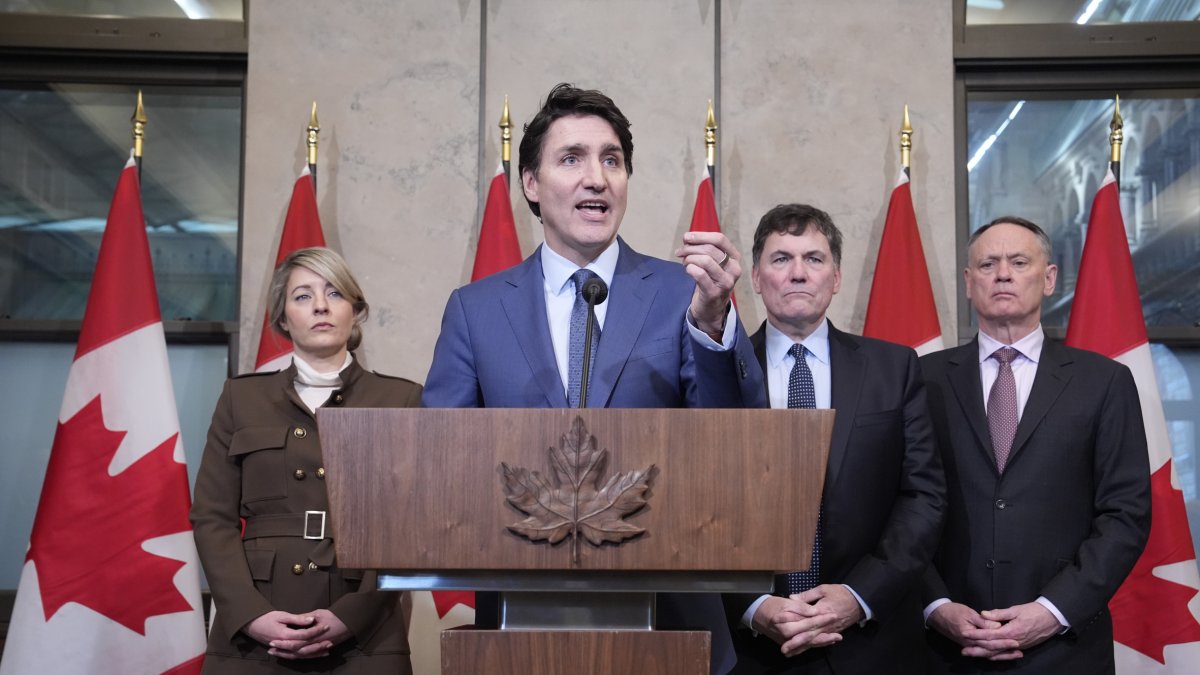 El primer ministro de Canadá, Justin Trudeau, anunció aranceles contra Estados Unidos. - ADRIAN WYLD / CANADIAN PRESS VIA Z / DPA