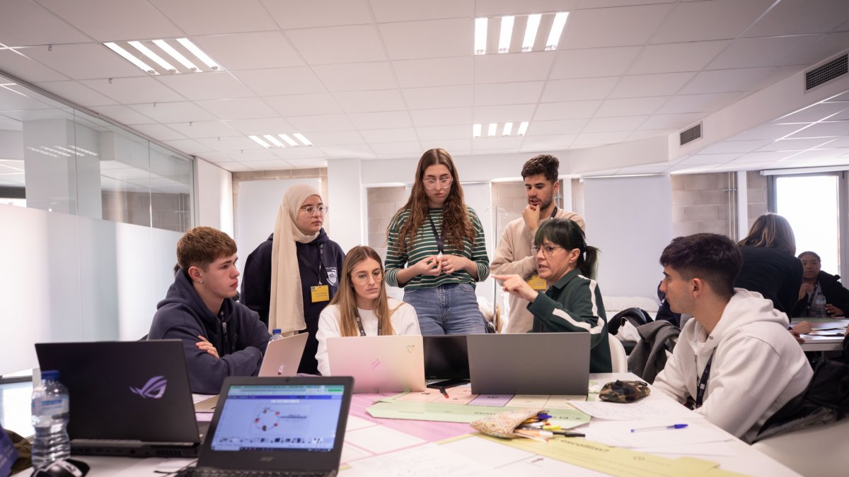 Participantes en la FP Challenge de ayer en Ilerna. - ILERNA