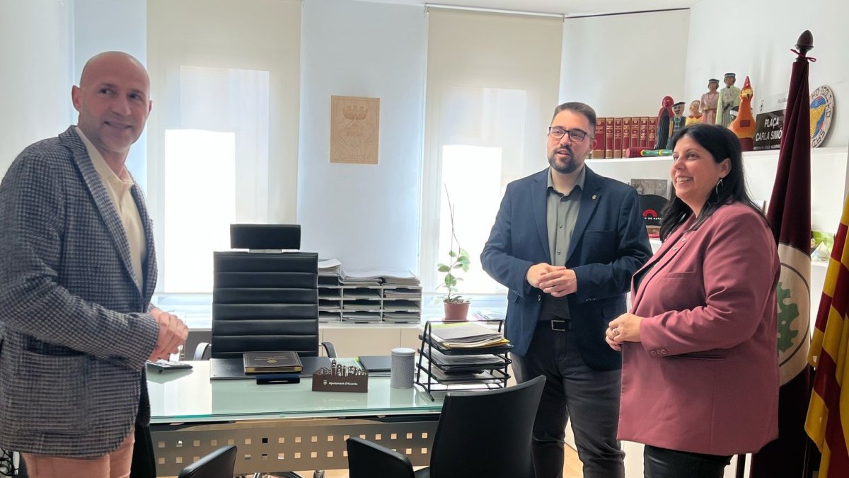 La reunión entre la delegada del Govern y el alcalde de Alcarràs. - GENERALITAT