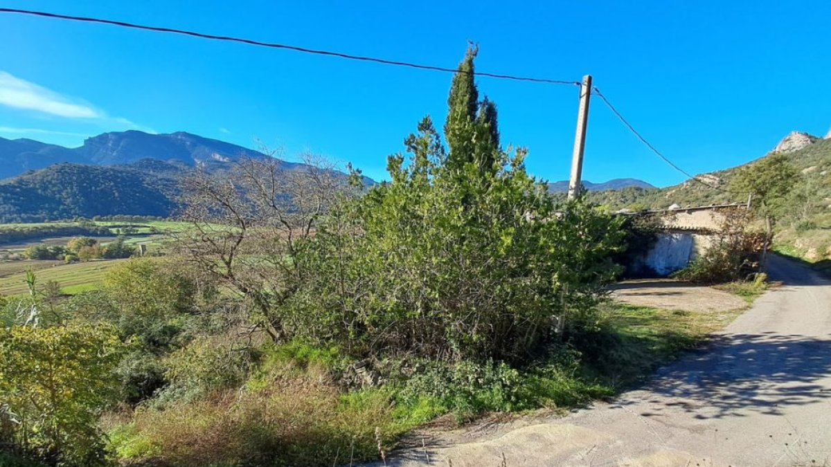 La menor va ser localitzada en un torrent al costat d'una granja abandonada.