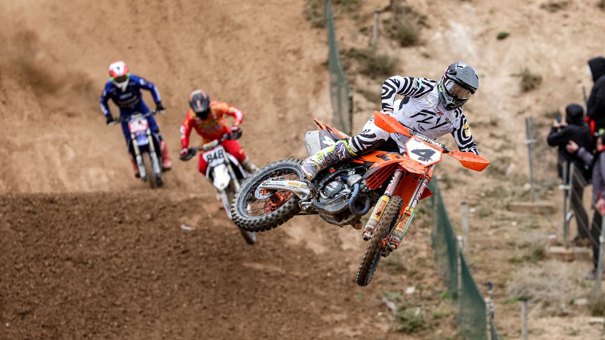 Gerard Congost fue el más rápido en la manga clasificatoria de MX1 en el circuito de Bellpuig. - R. ROVIRA MEDIA