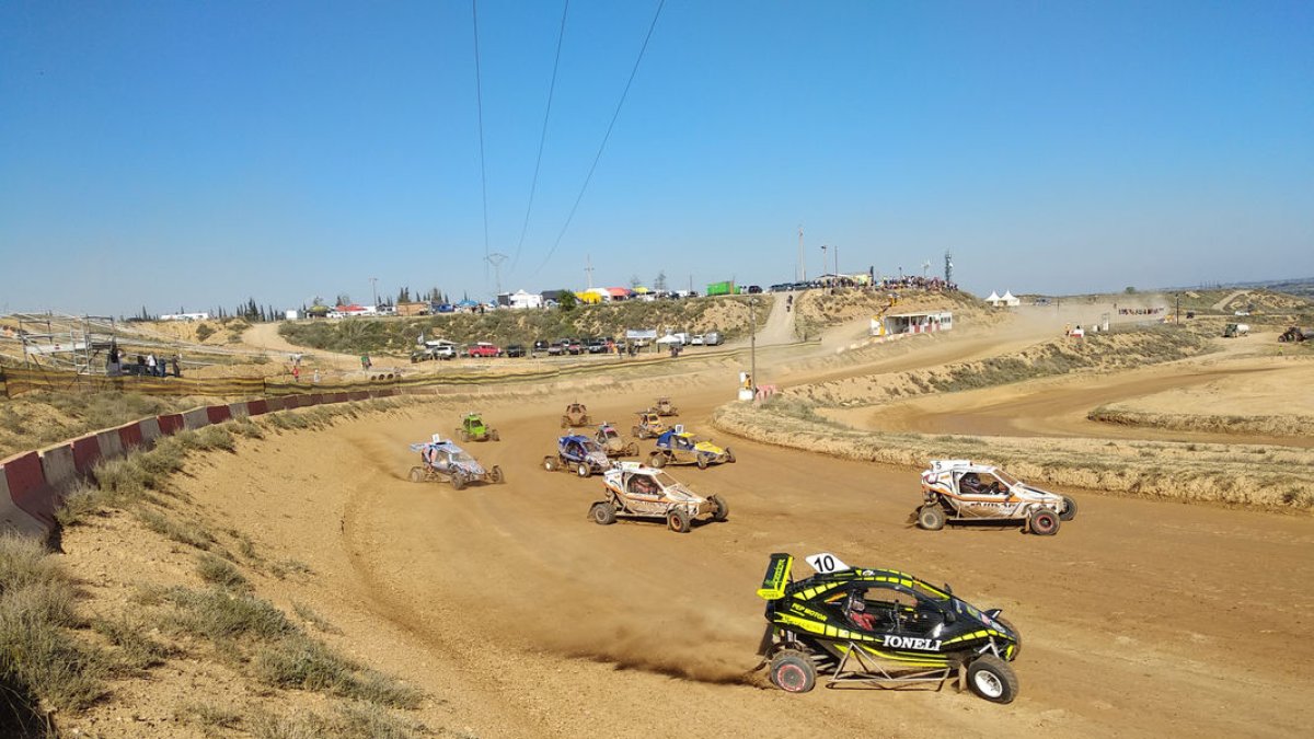 Una vista del Circuit de Lleida d’autocròs que des del gener ha paralitzat tota l’activitat. - SEGRE