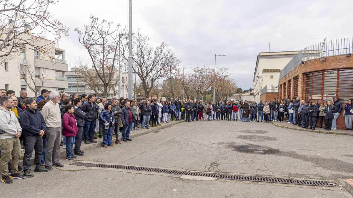 Durante el homenaje en la cárcel Ponent se guardaron tres minutos de silencio. - ACN