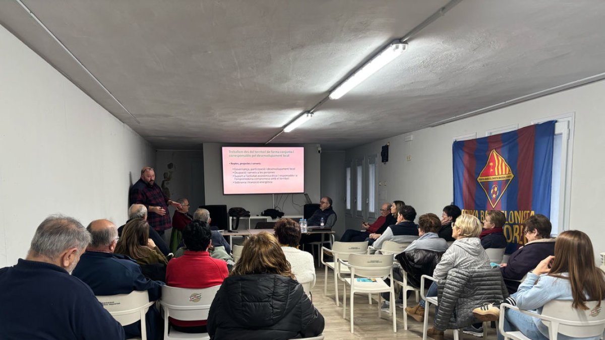 La presentación que se llevó a cabo ayer en Massalcoreig. - AJUNTAMENT DE MASSALCOREIG