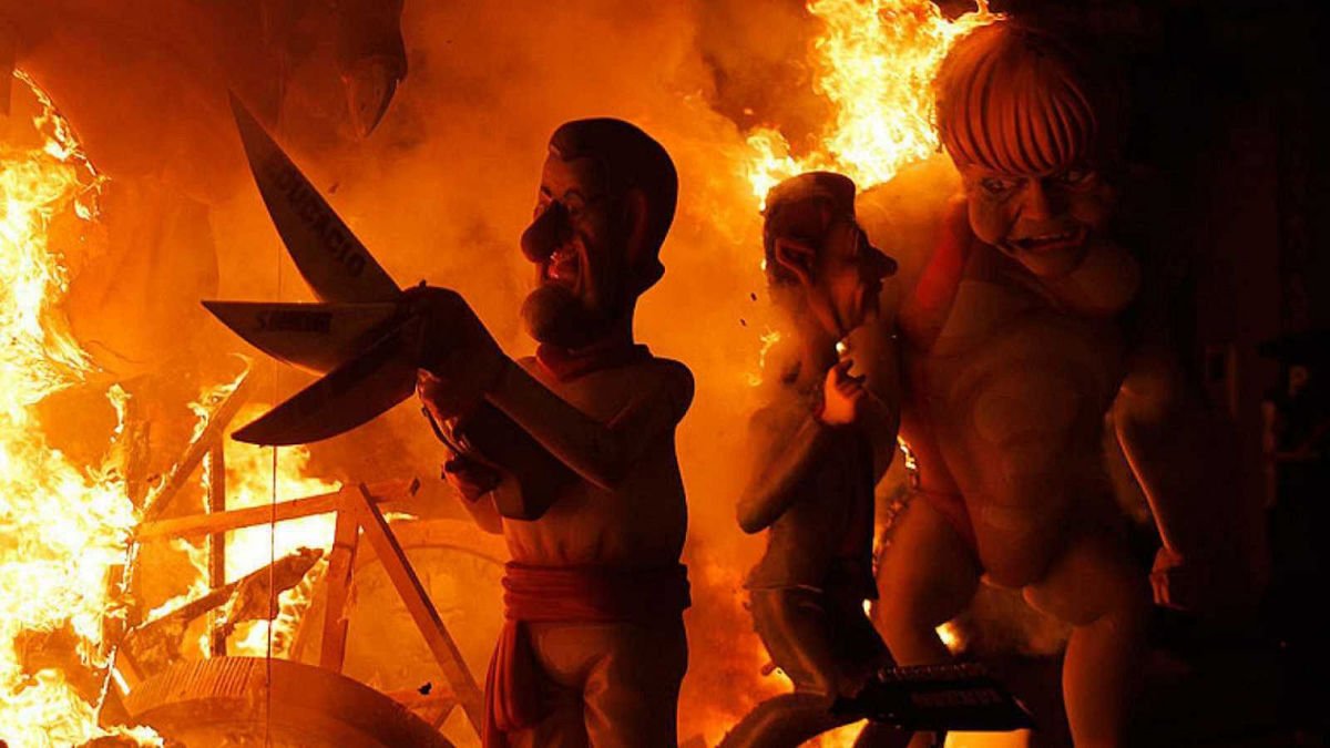 Imatge de les Falles del 2023. - RTVE