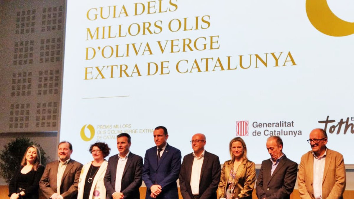 L’acte de presentació de la guia dels olis de Catalunya. - SINDICAT DE TARRÉS