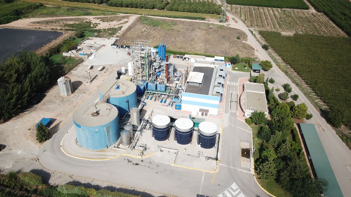 Imagen de archivo de la planta de purines de Tracjusa, en Juneda. - GAP
