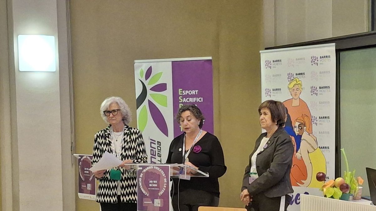 Moment de l’acte celebrat ahir a la sala Alfred Perenya. - AJUNTAMENT DE LLEIDA