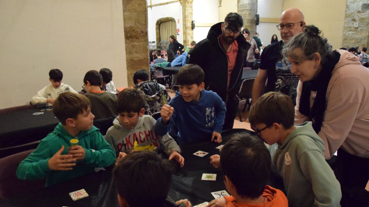 Una de las partidas escolares este miércoles en Sant Domènec. - C.SANS