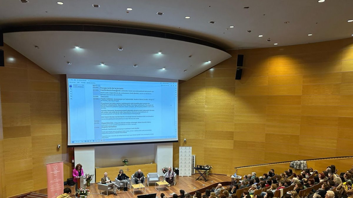 Vista ahir de la XVIII Jornada d’Acompanyament al Dol i la Malaltia al campus de Cappont. - DIPUTACIÓ DE LLEIDA