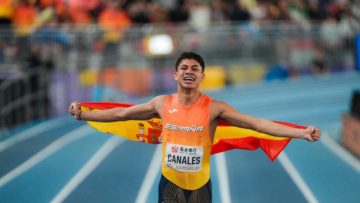 El gironí Elvin Josué Canales, guanyador de la medalla de bronze en 800 metres. - EUROPA PRESS