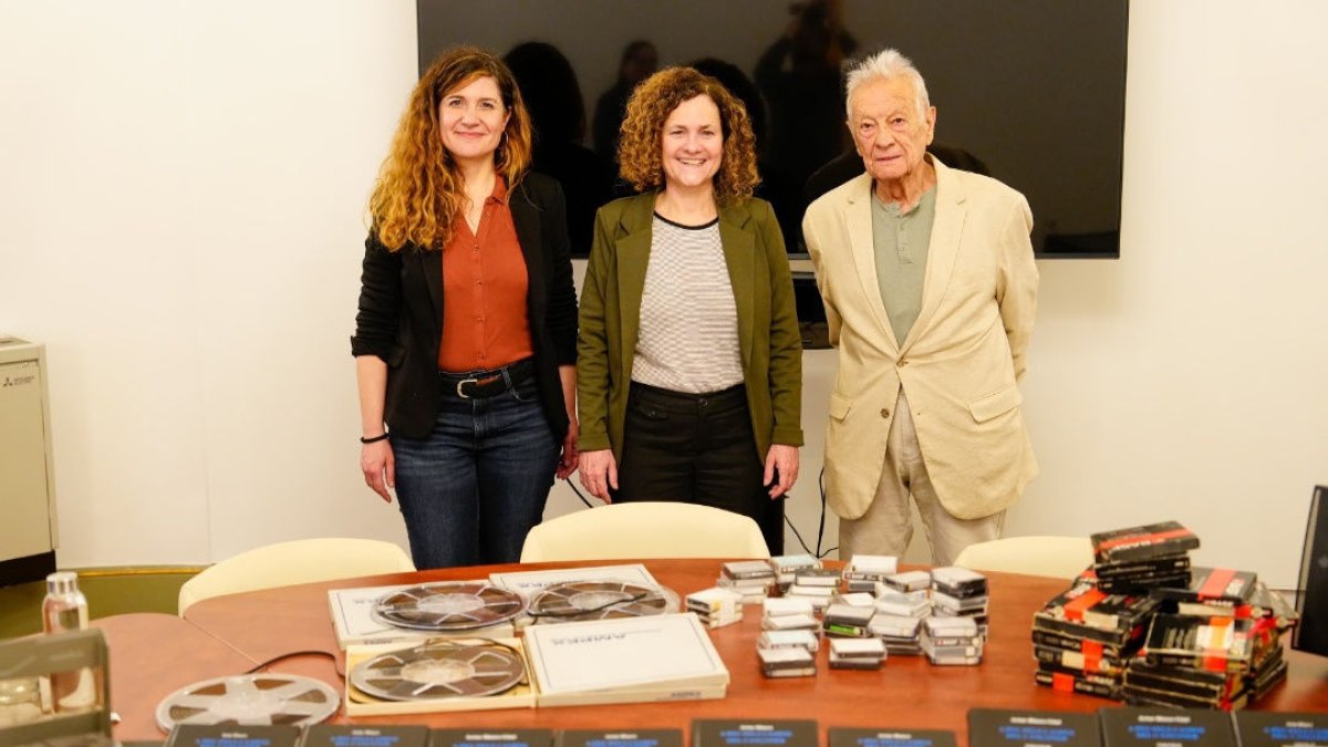 La donación se ha formalizado en un acto institucional con el departamento de Cultura. - GENERALITAT DE CATALUNYA