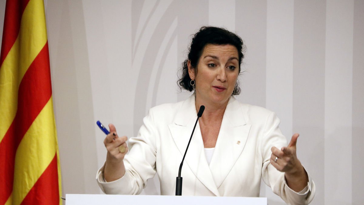 La consellera de Economía, Alícia Romero, detalló las rebajas fiscales que se aprobarán hoy. - ACN