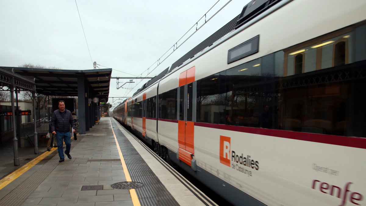 Un tren de Rodalies.