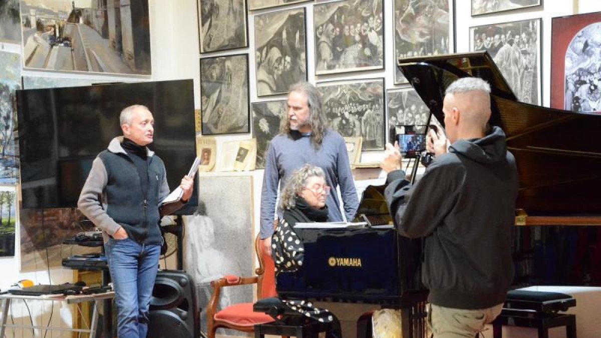 Els Armats acogió ayer un ensayo general de la ópera. - J.C. / ELS ARMATS DE LLEIDA