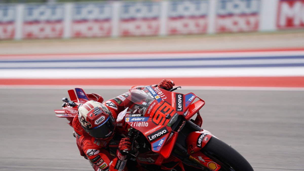 Marc Márquez, ayer durante una de las sesiones en el Circuito de las Américas de Austin. - EFE