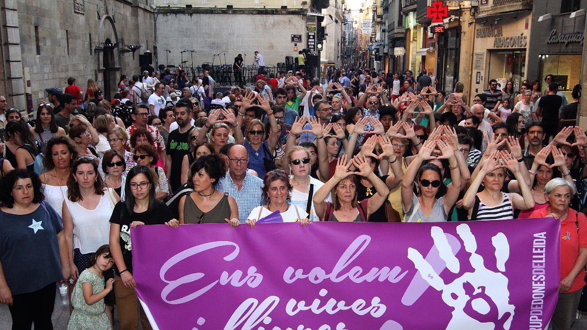 Imagen de archivo de una protesta contra la violencia machista. - SEGRE