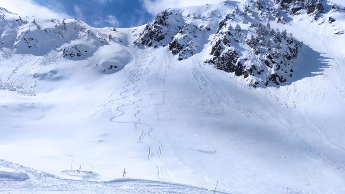 Les pistes d’esquí de Tavascan buides d’esquiadors. - TAVASCAN