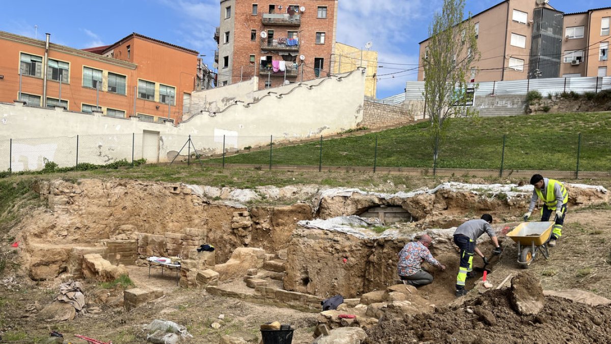 Los trabajos se centran en la Casa del Pogrom. - AJUNTAMENT DE LLEIDA