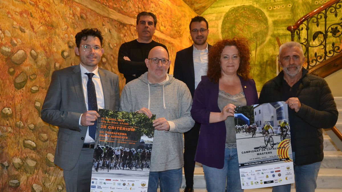 La Diputació va acollir ahir la presentació del Critèrium Ciclista Terra Ferma.