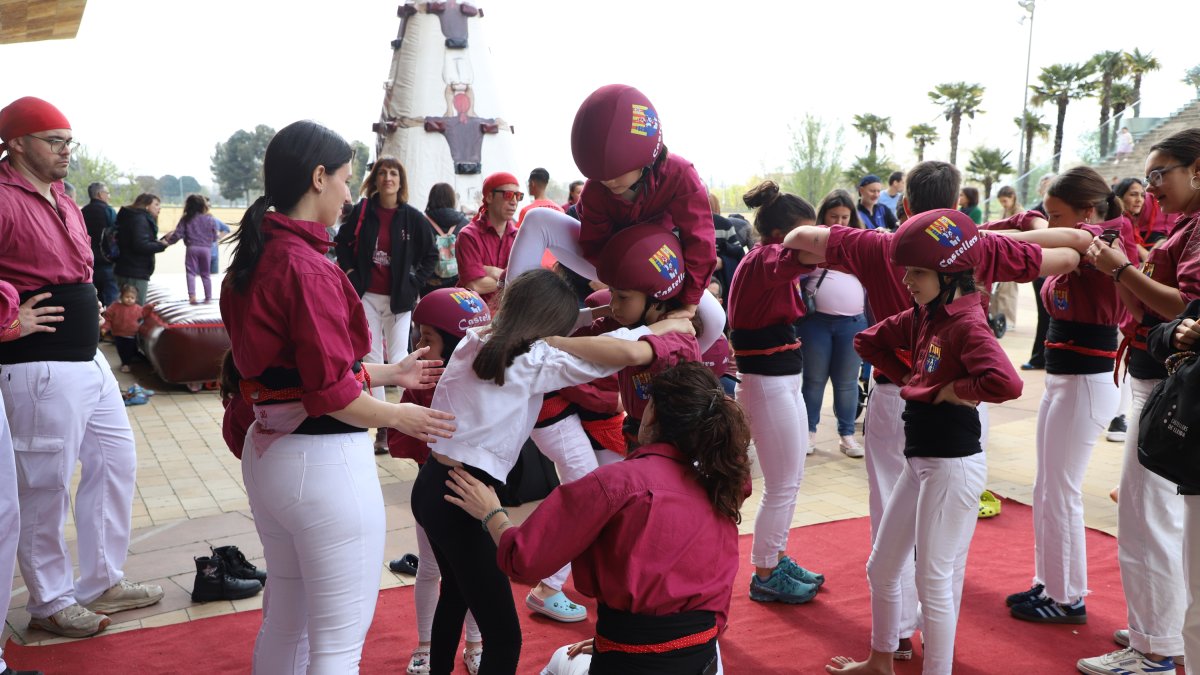 Acte commemoratiu del 30è aniversari dels Castellers de Lleida