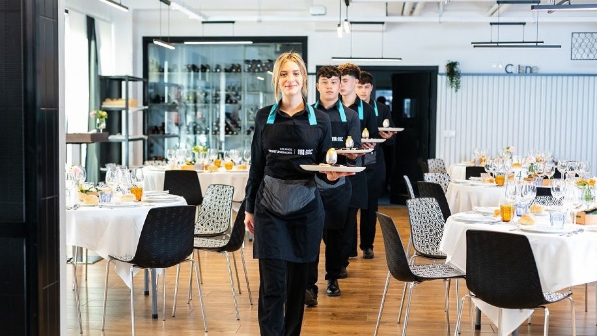 Formació de joves en el sector de l’hostaleria. - EUROPA PRESS/FUNDACIÓN MAHOU