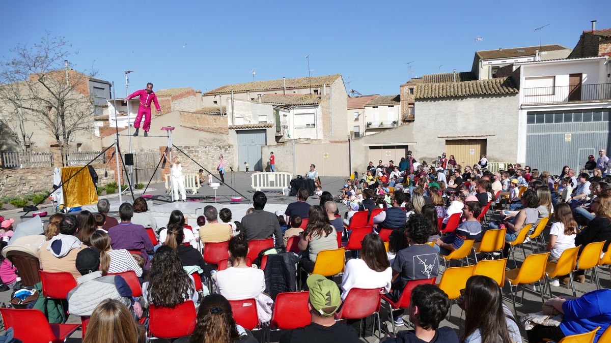 Uno de los espectáculos ofrecidos durante este fin de semana en el marco del Festaire de Bellcaire.