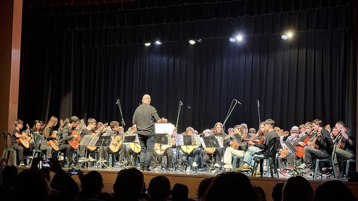 Concierto final conjunto, el sábado en el Ateneu de Guissona. - RICARD GRAU