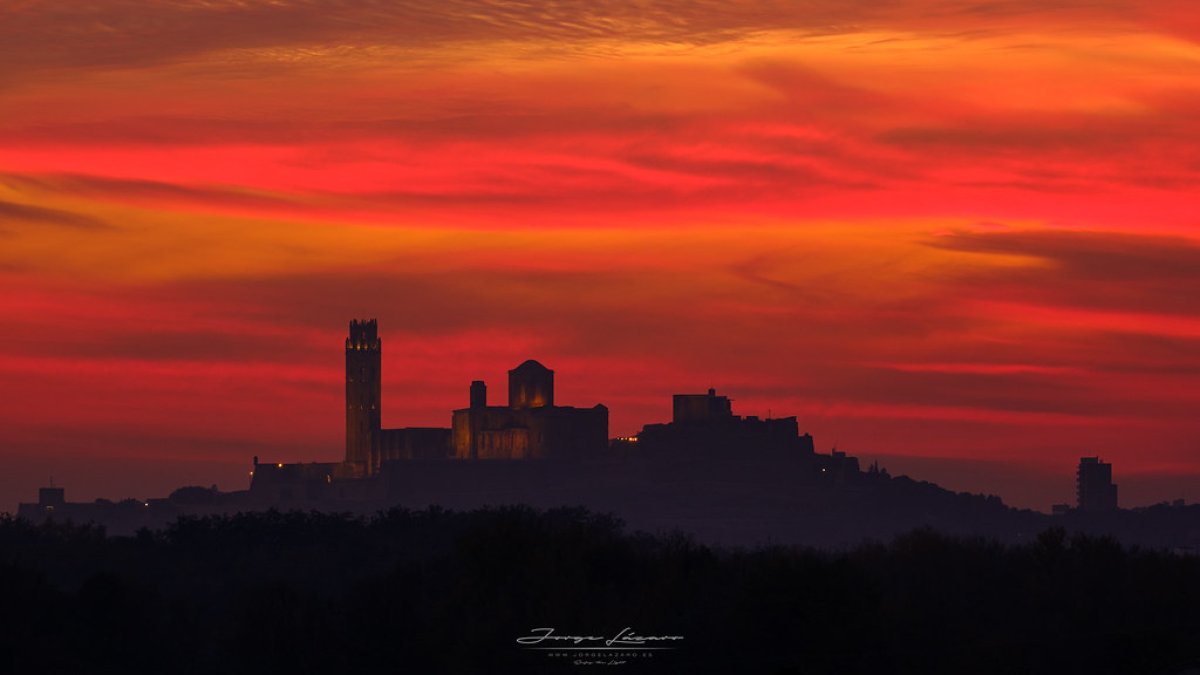Fotografia de la Seu Vella de Lleida de Jorge Lázaro.