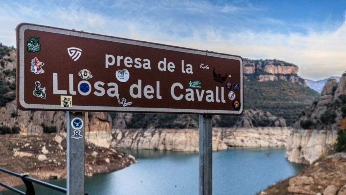 Imatge d’arxiu de la Llosa del Cavall, al Cardener. - JORDI BORRÀS/ACN