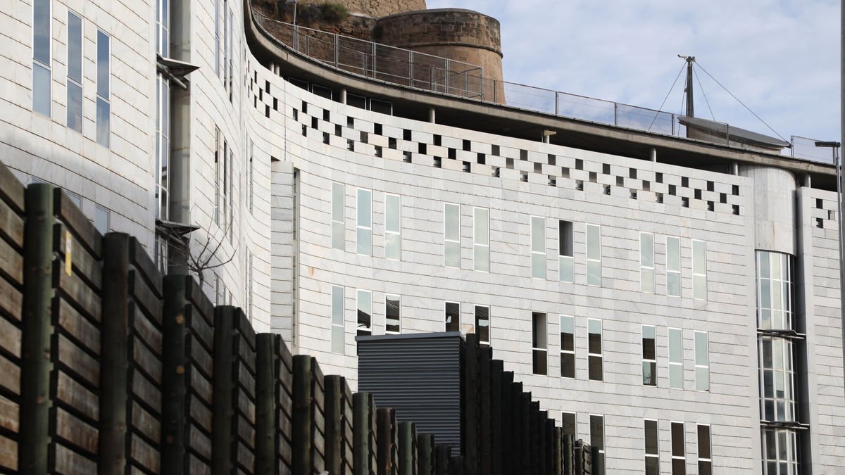 Imagen del edificio judicial del Canyeret. - SEGRE