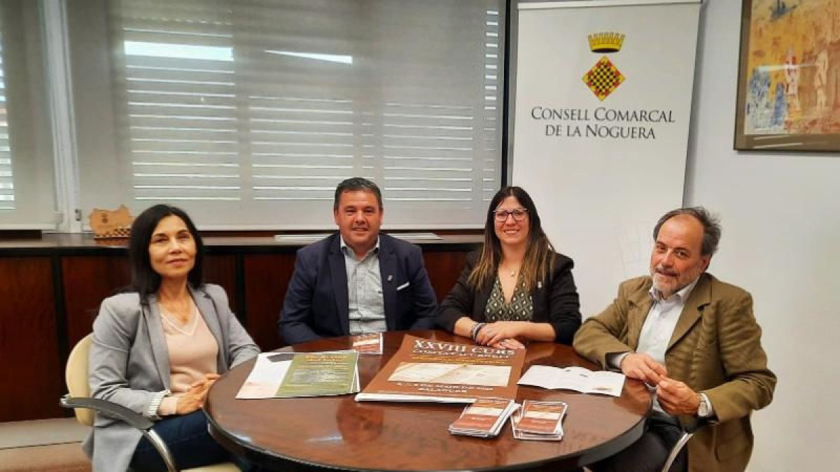 El consell comarcal de la Noguera va acollir ahir la presentació de la 28a Càtedra d’Estudis Medievals. - CONSELL COMARCAL DE LA NOGUERA