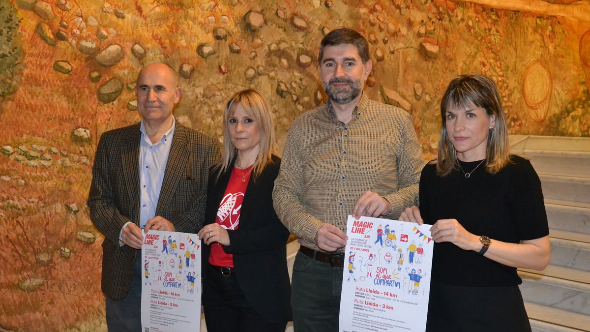 Autoritats i organitzadors, en la presentació ahir a la Diputació. - DIPUTACIÓ DE LLEIDA