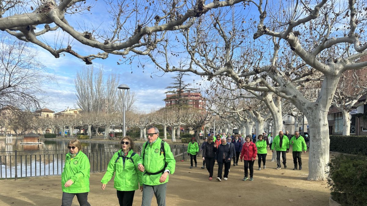 Una de les caminades organitzades en altres edicions de la Marató. - A. BORGES
