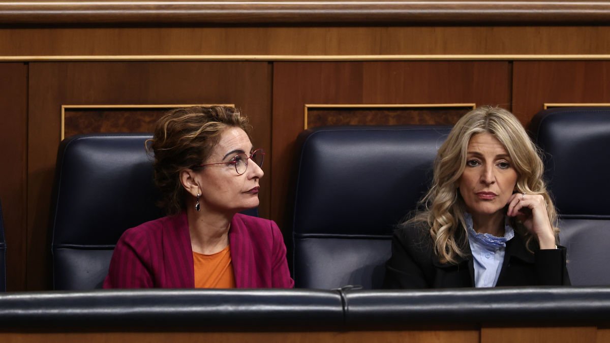 Les ministres Montero i Díaz van mantenir un agre debat sobre la fiscalitat de l’SMI fins al seu pacte. - EDUARDO PARRA / EUROPA PRESS