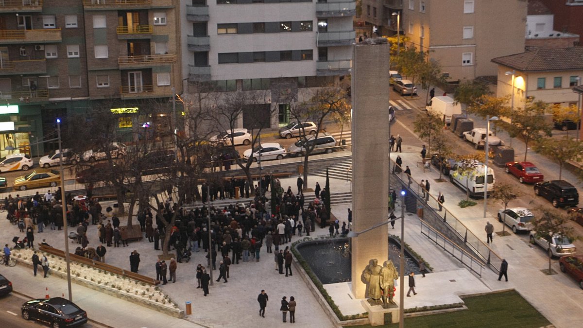 Imatge d’arxiu de la plaça dels Pagesos.
