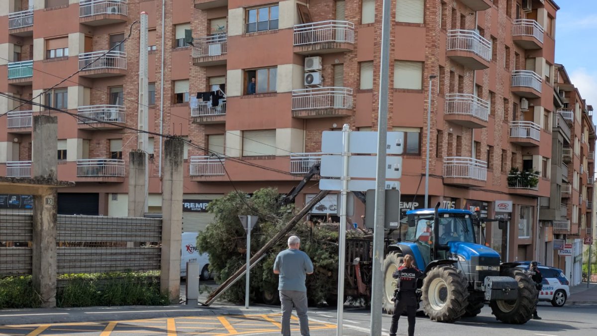L'accident s'ha produït al carrer Noguera Pallaresa de Tremp.