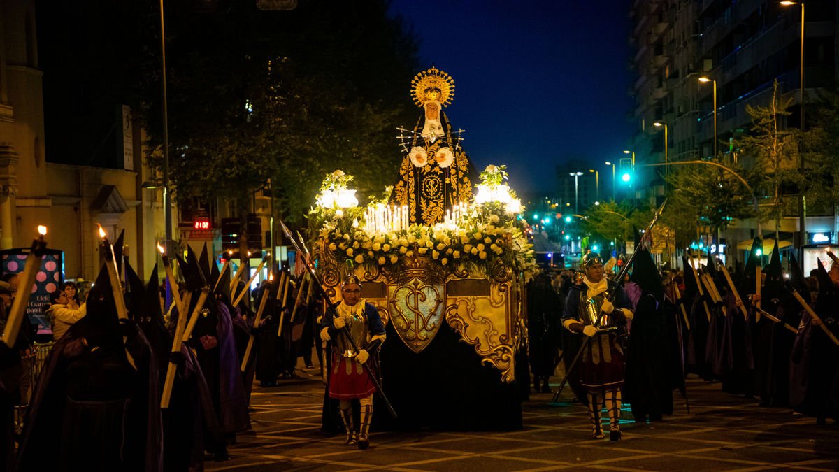 La Mare de Déu dels Dolors fue una de las protagonistas. - GERARD HOYAS