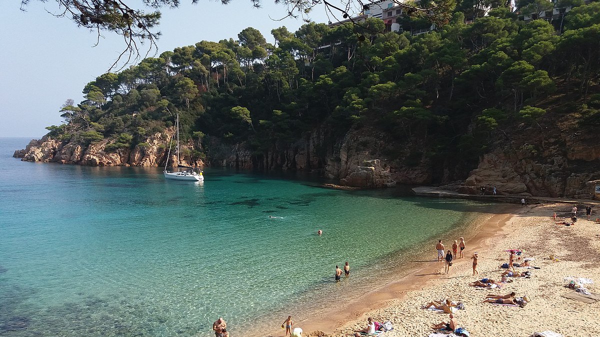 Cala Aiguablava, en Begur.