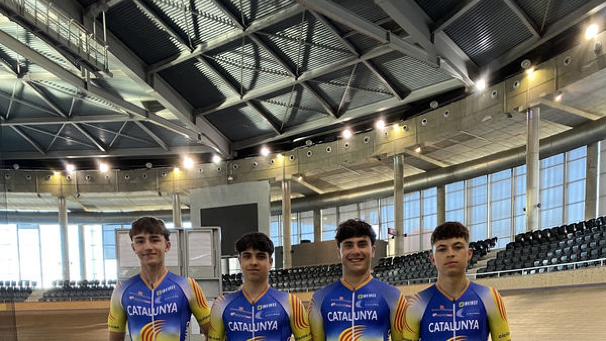 D’esquerra a dreta, Alan Arilla, Víctor Garcia, Oleguer Curià i Roc Escobar.