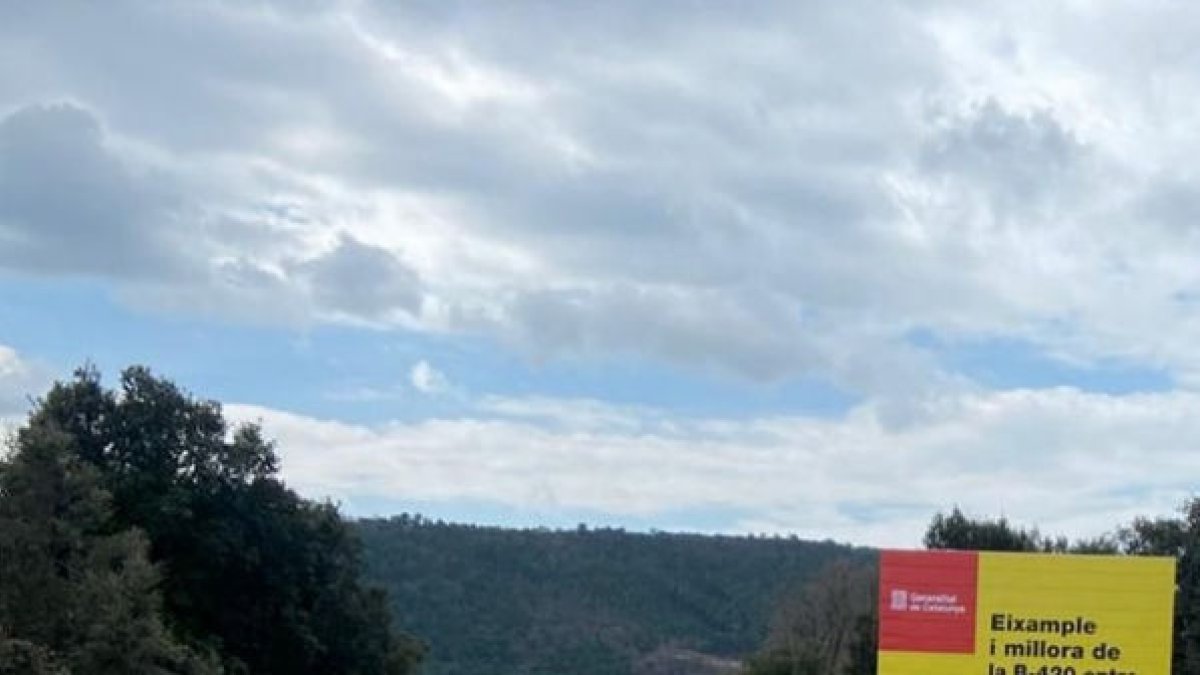 La carretera de la B-420 entre Navès i el Berguedà. - TERRITORI